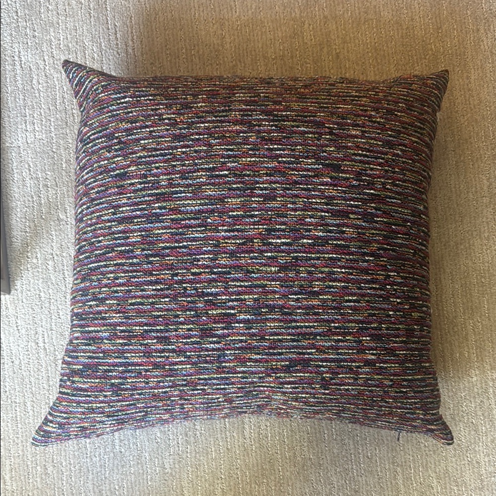 Missoni Home Multi-Tonal Accent Pillow with Textured Design 22x22
